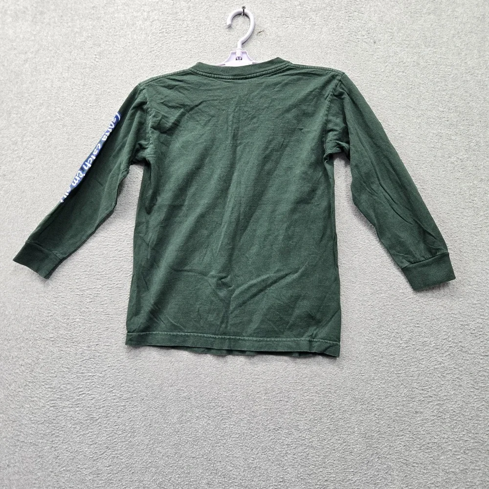 VINTAGE Pokemon x Nintendo Boys Shirt M Green Graphic Characters